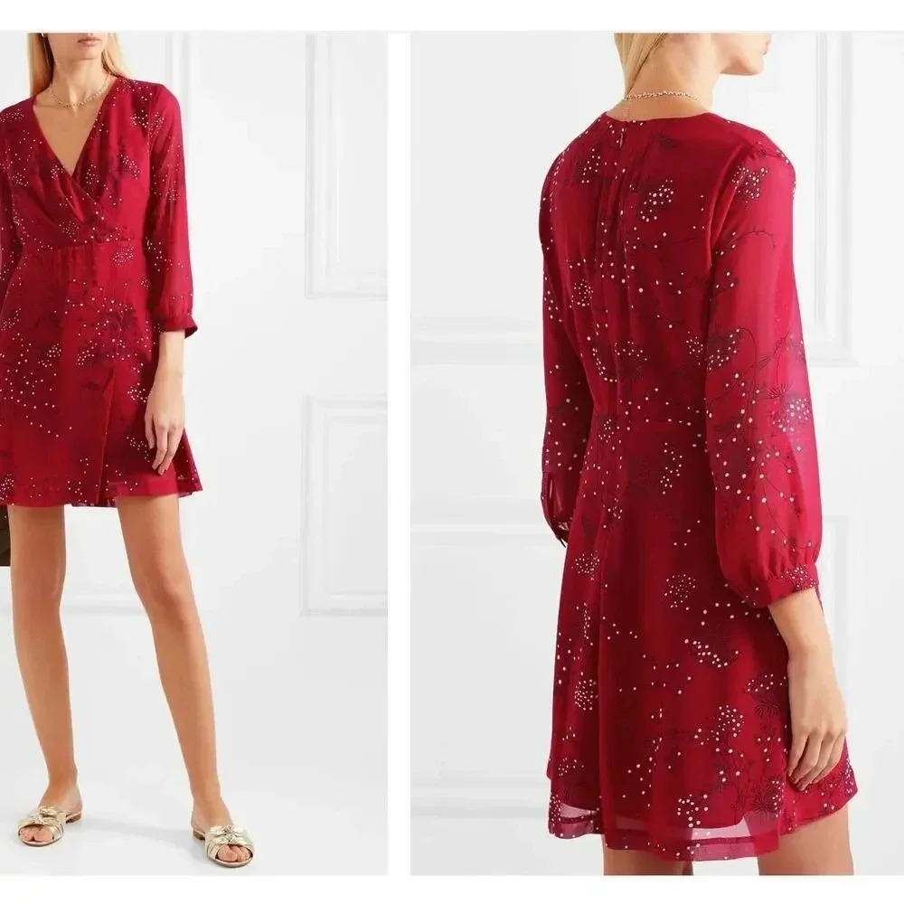 Madewell Wrap Effect Floral Print Mini